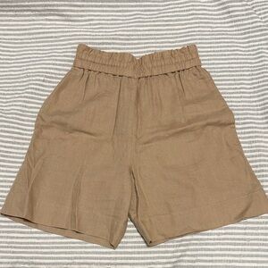 COS High Waist Linen Shorts XS